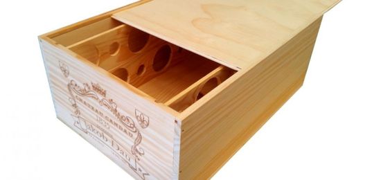 Ideas para reciclar cajas de vino.